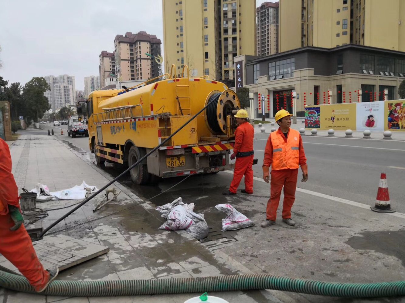 田林排污管道清淤-管道清洗